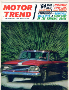 MOTOR TREND 1963 DEC - SUPER LARK, F-85 V-8, SPITFIRE